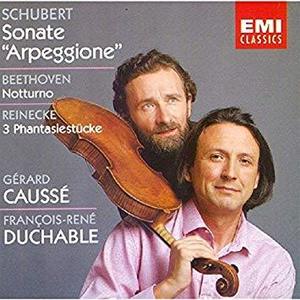 SCHUBERT - Arpeggione Sonata / BEETHOVEN - Nocturne / Gerard Causse, Francois-Rene Duchable