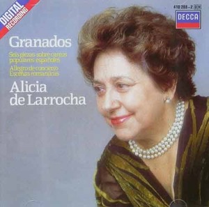 GRANADOS - 6 Pieces on Spanish Folksongs, Escenas romanticas - Alicia de Larrocha