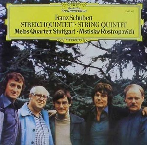 SCHUBERT - String Quintet - Melos Quartet, Rostropovich