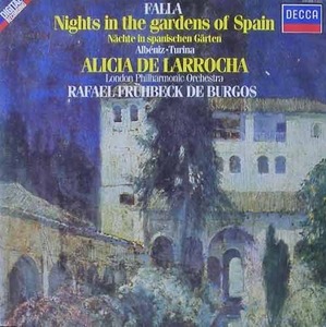 FALLA - Nights in the Garden of Spain / ALBENIZ - Rapsodia espanola / Alicia de Larrocha