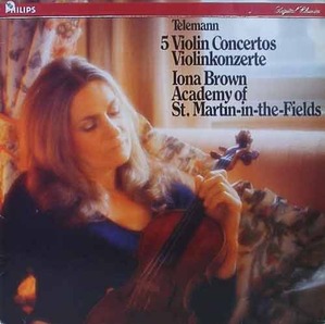 TELEMANN - 5 Violin Concertos - Iona Brown