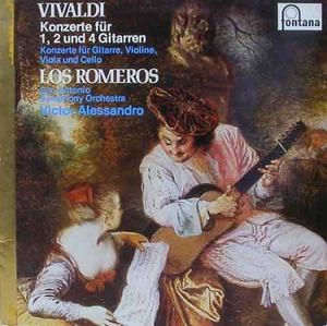 VIVALDI - Guitar Concertos, Concerto for Guitar Violin Viola and Cello - Los Romeros