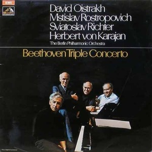 BEETHOVEN - Triple Concerto - Oistrach, Rostropovich, Richter, Karajan