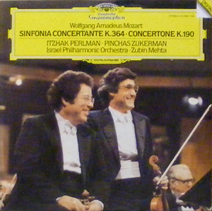 MOZART - Sinfonia Concertante, Concertone - Itzhak Perlman, Pinchas Zukerman