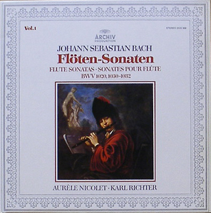 BACH - Flute Sonata Vol.1 - Aurele Nicolet, Karl Richter