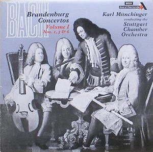 BACH - Brandenburg Concertos Vol.1 - Stuttgart Chamber, Karl Munchinger