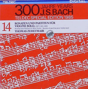 BACH - 6 Sonatas and Partitas for Solo Violin - Thomas Zehetmair