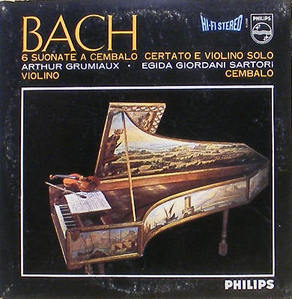 BACH - 6 Violin Sonatas - Arthur Grumiaux, Egida Giordani Sartori