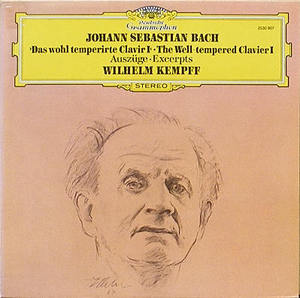 BACH - The Well-Tempered Clavier I (Excerpts) - Wilhelm Kempff [미개봉]