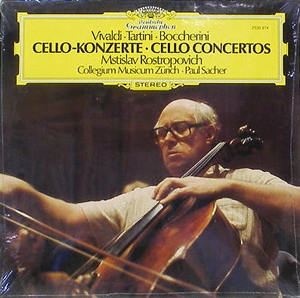 VIVALDI, TARTINI, BOCCHERINI - Cello Concerto - Mstislav Rostropovich