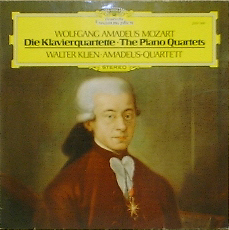 MOZART - Piano Quartets - Walter Klein, Amadeus Quartet