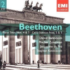 BEETHOVEN - Piano Trio No.4 &amp; 5, Cello Sonata No.3 &amp; 5 - Barenboim, Zukerman, Du Pre