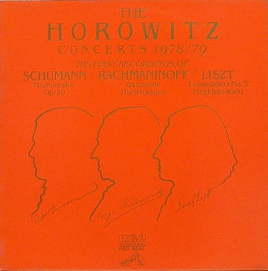 Horowitz Concerts 1978/79 - Schumann, Rachmaninoff, Liszt