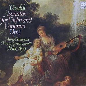 VIVALDI - Sonatas for Violin and Continuo, Op.2 - Felix Ayo