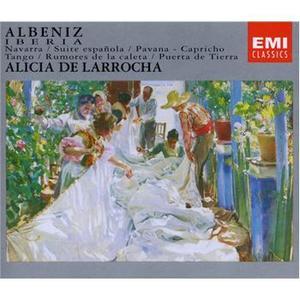 ALBENIZ - Iberia, Navarra, Suite Espanola - Alicia de Larrocha