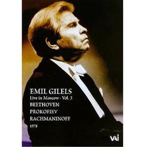 [DVD] EMIL GILELS - Live in Moscow Vol.3 - Beethoven, Prokofiev, Rachmaninoff