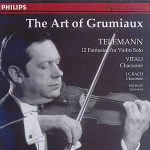 ARTHUR GRUMIAUX - The Art Of Grumiaux - Telemann, Vitali, Bach, Handel