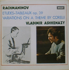 RACHMANINOV - Etudes-Tableaux, Variations on a Theme by Corelli / 라흐마니노프 회화적연습곡, 코렐리 주제에 의한 변주곡 / 아쉬케나지