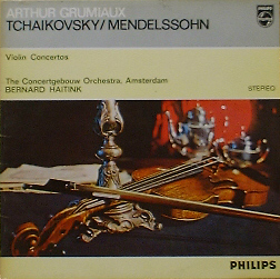 TCHAIKOVSKY, MENDELSSOHN - Violin Concerto - Arthur Grumiaux / 차이코프스키 멘델스존 바이올린협주곡 그뤼미오