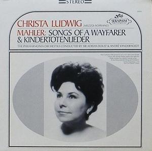 MAHLER - Songs of Wayfarer, Kindertotenlieder - Christa Ludwig