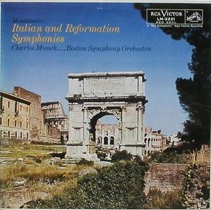 MENDELSSOHN - Symphony No.4 &#039;Italian&#039;, No.5 &#039;Reformation&#039; - Boston Symphony, Charles Munch