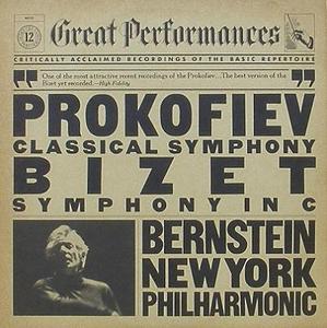 PROKOFIEV - &#039;Classical&#039; Symphony / BIZET - Symphony No.1 / New York Philharmonic, Bernstein