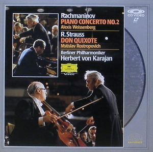 [LD] RACHMANINOV - Piano Concerto No.2 / R.STRAUSS - Don Quixote / Weissenberg, Rostropovich, Karajan