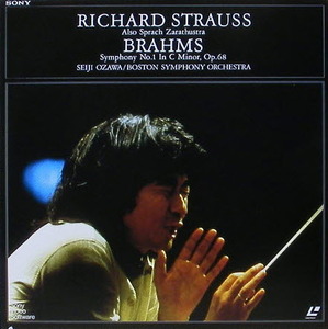 [LD] RICHARD STRAUSS - Zarathustra / BRAHMS - Symphony No.1 / Boston Symphony, Seiji Ozawa