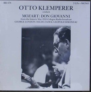 MOZART - Don Giovanni - George London, Hilde Zadek, Otto Klemperer [미개봉]