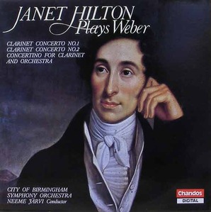 WEBER - Clarinet Concerto No.1&amp;2, Clarinet Concertino - Janet Hilton