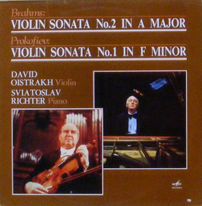 BRAHMS, PROKOFIEV - Violin Sonata - David Oistrakh, Sviatoslav Richter