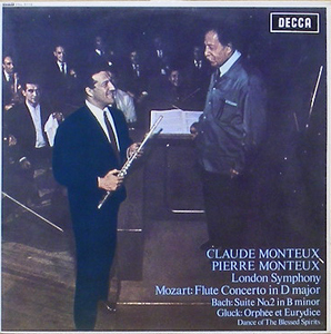 MOZART - Flute Concerto / BACH - Suite No.2 / Claude Monteux