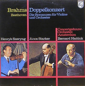 BRAHMS - Double Concerto / BEETHOVEN - Violin Romance / Henryk Szeryng, Janos Starker