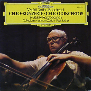 VIVALDI, TARTINI, BOCCHERINI - Cello Concerto - Mstislav Rostropovich